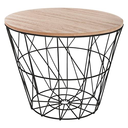 Table d'appoint Kumi Noire D38 cm Table d'appoint Kumi Noire D38 cm