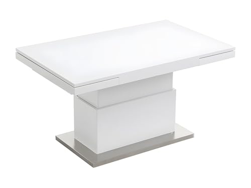Table Extensible 2 en 1 Lauria Blanc Table Extensible 2 en 1 Lauria Blanc