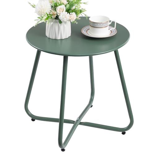 Table Ronde d'Appoint Extérieure HollyHOME Table Ronde d'Appoint Extérieure HollyHOME