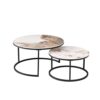 Tables Basses Gigognes en Marbre Pandora Tables Basses Gigognes en Marbre Pandora