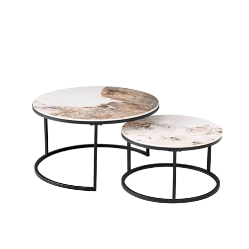 Tables Basses Gigognes en Marbre Pandora Tables Basses Gigognes en Marbre Pandora