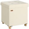 Tabouret Cube Velours avec Rangement Tabouret Cube Velours avec Rangement