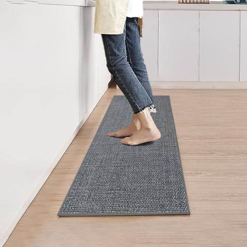Tapis de cuisine antidérapant en lin Tapis de cuisine antidérapant en lin