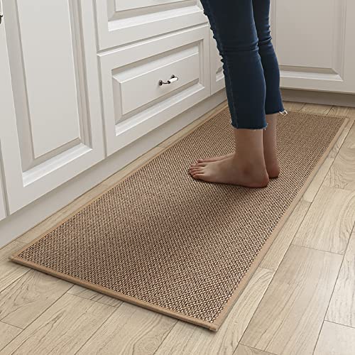 Tapis de Cuisine Antidérapant en Lin Tapis de Cuisine Antidérapant en Lin