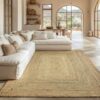 Tapis en Jute Tressé Naturel 120x170