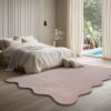 Tapis Lina Shape Scallop Rose 160x220 cm Tapis Lina Shape Scallop Rose 160x220 cm