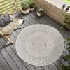 Tapis Rond Réversible Imperméable Mandala Tapis Rond Réversible Imperméable Mandala