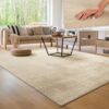 Tapis Salon Ultra Doux Beige 160x220 cm Tapis Salon Ultra Doux Beige 160x220 cm