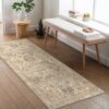 Tapis Vintage BEIMO Lavable Antidérapant 80x150cm