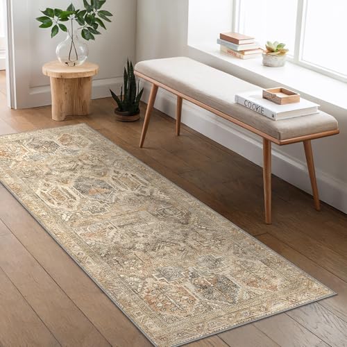 Tapis Vintage BEIMO Lavable Antidérapant 80x150cm Tapis Vintage BEIMO Lavable Antidérapant 80x150cm