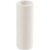 Vase Blanc Cylindrique en Terre Cuite