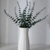 Vase Décoratif NUPTIO en Céramique Blanc Vase Décoratif NUPTIO en Céramique Blanc