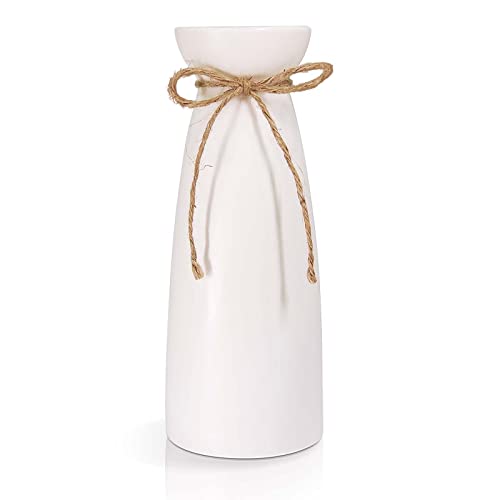 Vase en Céramique Blanc Élégant