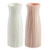 Vase en plastique blanc décoratif 24 cm