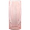 Vase en verre rose KAYLETIN élégant Vase en verre rose KAYLETIN élégant