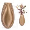Vase moderne en PLA beige 20 cm Vase moderne en PLA beige 20 cm