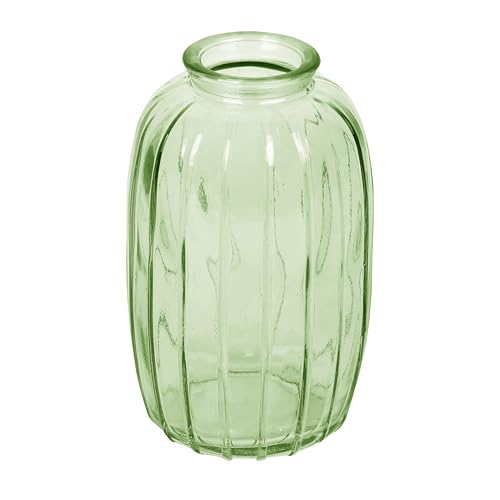 Vase Soliflore en Verre Vert 12 cm