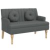 Banc Moderne avec Coussins et Accoudoirs Banc Moderne avec Coussins et Accoudoirs