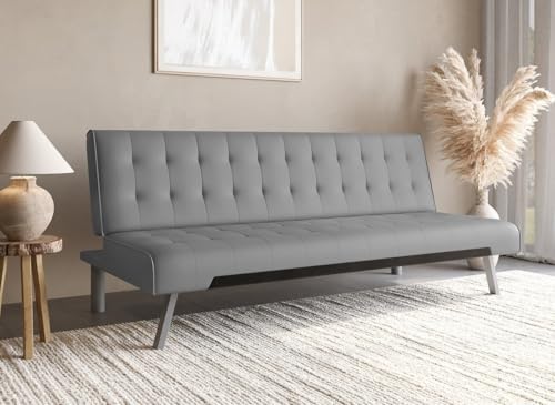 Banquette clic-clac design gris KEDY Banquette clic-clac design gris KEDY