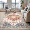 BEIMO Tapis Salon Vintage 120x170cm Antidérapant BEIMO Tapis Salon Vintage 120x170cm Antidérapant