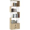 Bibliothèque à 5 Niveaux en S