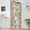 Bibliothèque en Bois à 7 Niveaux Bibliothèque en Bois à 7 Niveaux