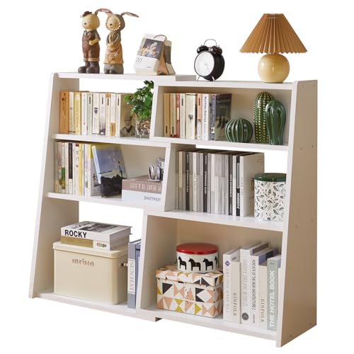 Bibliothèque Extensible en Bois 6 Compartiments Bibliothèque Extensible en Bois 6 Compartiments