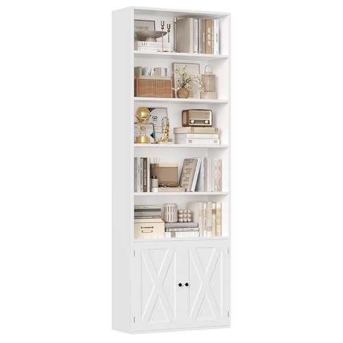 Bibliothèque FirFurd 209 cm avec 2 portes Bibliothèque FirFurd 209 cm avec 2 portes