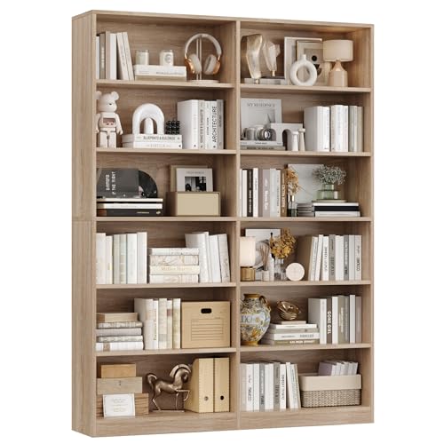 Bibliothèque FirFurd avec 12 Étagères