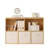 Bibliothèque Modulaire 5 Cubes en Bois