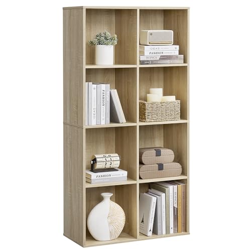 Bibliothèque VASAGLE avec 8 Compartiments Bibliothèque VASAGLE avec 8 Compartiments