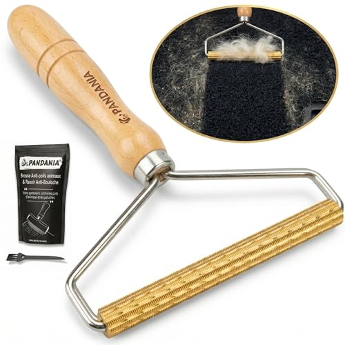 Brosse Anti Poils Animaux en Bois de Hêtre Brosse Anti Poils Animaux en Bois de Hêtre