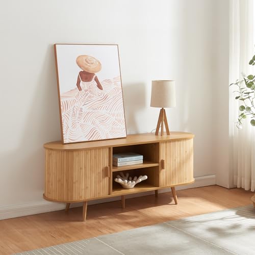 Buffet Scandinave avec Portes Coulissantes Buffet Scandinave avec Portes Coulissantes