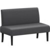 Canapé 2 Places en Velours Ergonomique Gris Canapé 2 Places en Velours Ergonomique Gris
