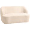 Canapé 2 Places Moderne en Tissu Bouclette Canapé 2 Places Moderne en Tissu Bouclette
