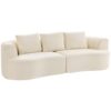 Canapé 3 Places en Chenille Moderne Canapé 3 Places en Chenille Moderne