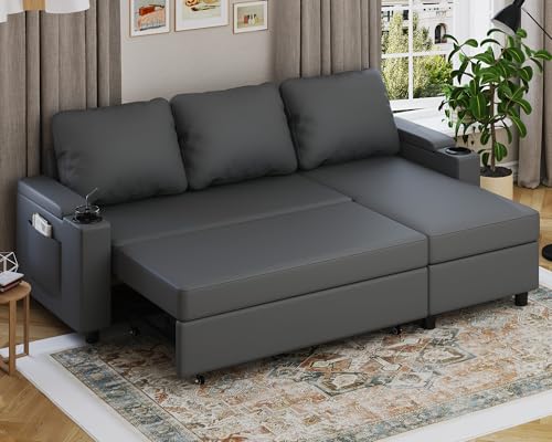 Canapé D'angle Convertible avec Rangement