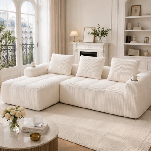 Canapé d'angle convertible Yihomfy 253 cm Canapé d'angle convertible Yihomfy 253 cm