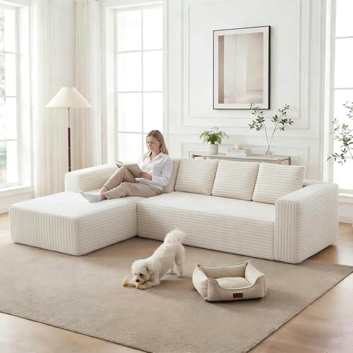 Canapé d'Angle Convertible Yihomfy en Velours Canapé d'Angle Convertible Yihomfy en Velours