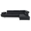 Canapé d'angle Droit Charly Noir Canapé d'angle Droit Charly Noir