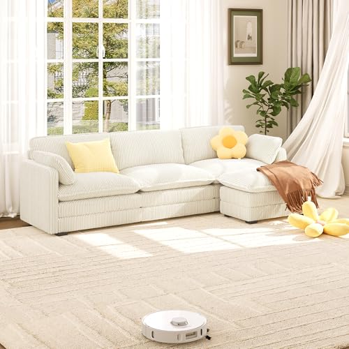 Canapé d'angle Modulaire 3 Places Beige Canapé d'angle Modulaire 3 Places Beige