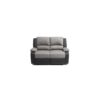 Canapé de relaxation 2 places gris/noir Canapé de relaxation 2 places gris/noir
