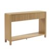 Console BAÏTA Utica Effet Chêne 120cm Console BAÏTA Utica Effet Chêne 120cm