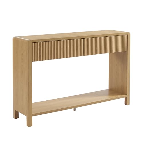 Console BAÏTA Utica Effet Chêne 120cm
