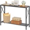 Console de Table Vintage Rustique Tajsoon Console de Table Vintage Rustique Tajsoon
