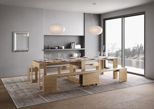 Console extensible Imago Factory avec bancs Console extensible Imago Factory avec bancs