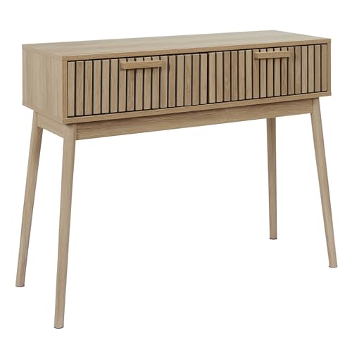 Console Élégante en Bois avec Tiroirs Console Élégante en Bois avec Tiroirs