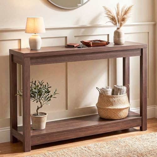 Console Meuble Extra Longue en Bois Noyer Console Meuble Extra Longue en Bois Noyer