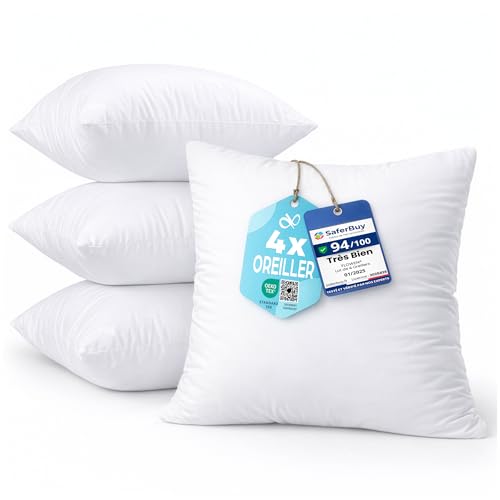 Coussins Flowen 40x40 Lot de 4