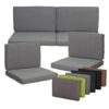 Ensemble de 8 Coussins pour Meubles d'Extérieur